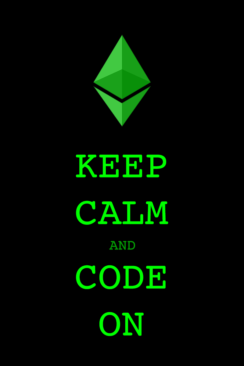 keep calm and keep running the code